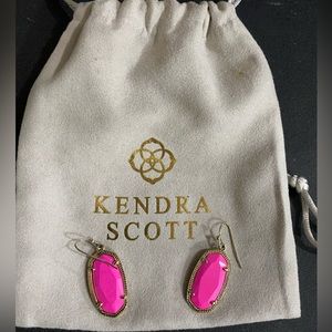 Gorgeous hot pink Dani earrings from Kendra Scott